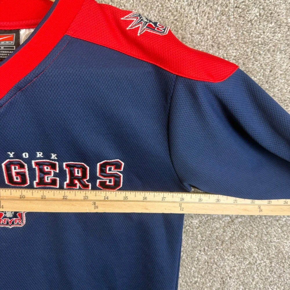 Nike New York Rangers Kids‎ Youth Hockey Jersey Navy Blue Red Size Medium